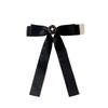 Pearl Black Ribbon Pin White Funerals Memorial Pin Fashion Mourning Badge Brooch  Occupation