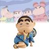 Adorable Crayon Shin-chan Figurine In Kimono Pvc Anime Car Dashboard Decoration