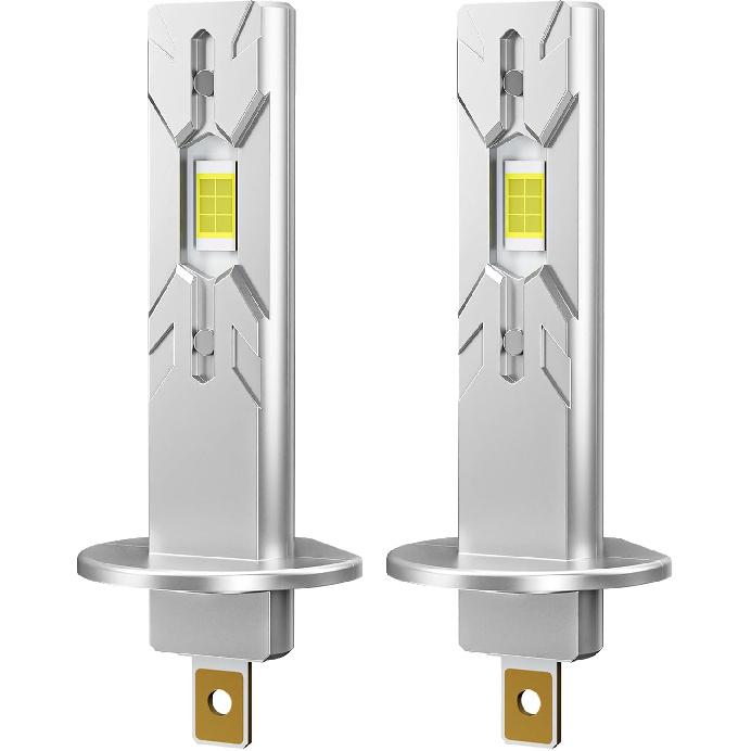 RIDENOW h1 bulbs,Super Bright 6500K Cool White Fanless, IP68 Waterproof, Pack of 2