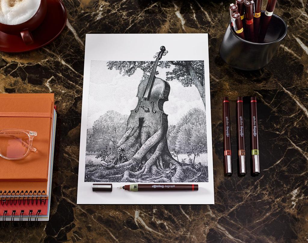 rOtring Drafting Pen Isograph 1903399 Genuine Imported Product 0.3mm