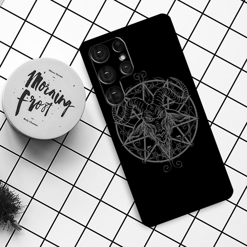 Пентаграмма 666 Демонический Сатанинский Чехол Для Samsung Galaxy S21 S22 S23 S24 S25 Ultra S9 S10 S25 Plus S24 FE S20 FE Чехол Для Телефона