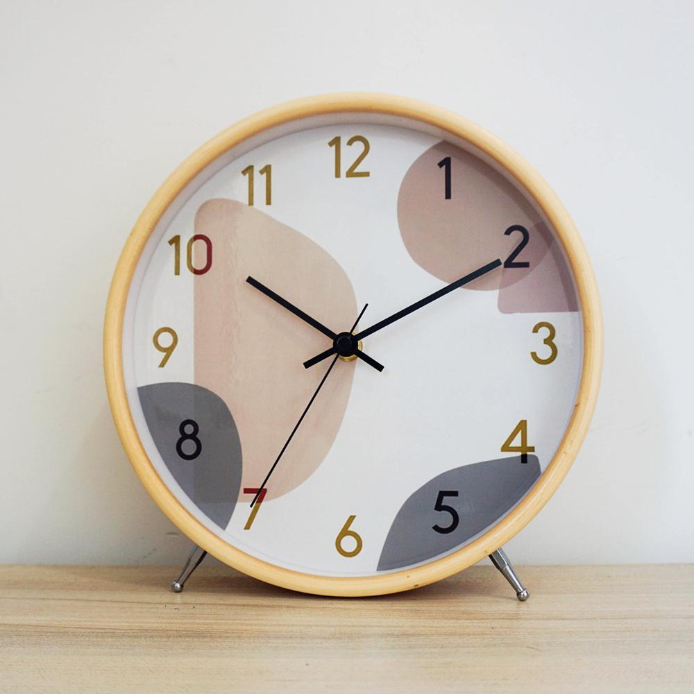 Современные простые скандинавские украшения, часы-сиденье, настольные часы, креативные часы, украшение для гостиной, спальни, большой размер, бесшумные настольные часы Shaoyi