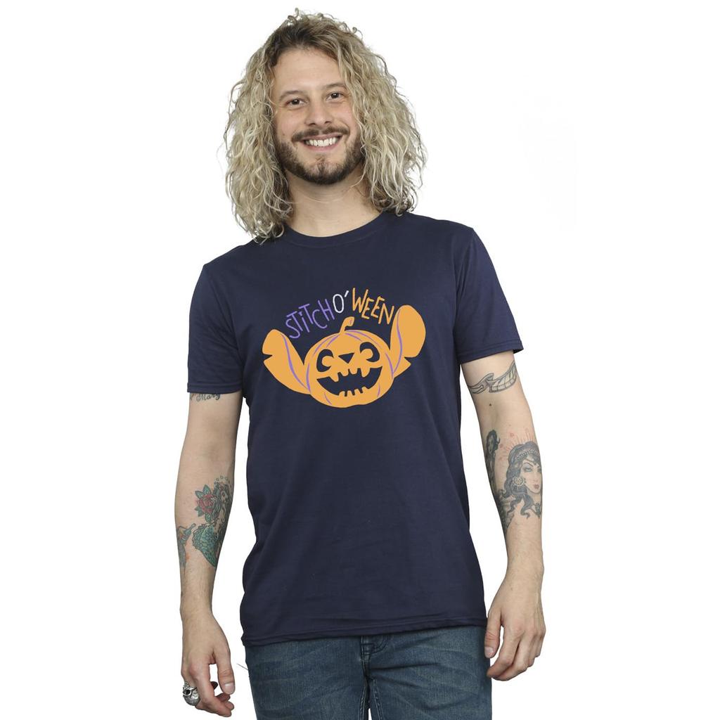 Lilo & Stitch Mens Stitch O Ween Cotton T-Shirt