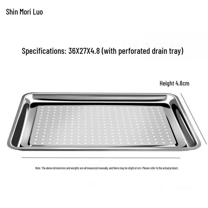 304 Stainless Steel Perforated Draining Tray