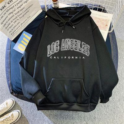 Осенне-зимний свитер женский флисовый худи пуловер свободный с принтом большого размера тонкая флисовая куртка ins трендовая девушка