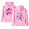 B1206-2 Детская толстовка с длинными рукавами и двусторонним принтом для мальчиков и девочек в стиле Kpop: Руми, Зои, Мира, Саджабойс.