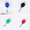 Plastic Retractable Badge Reels Keychain Lanyard for Pass Card Holder for Staff Exhibition Office Supplies