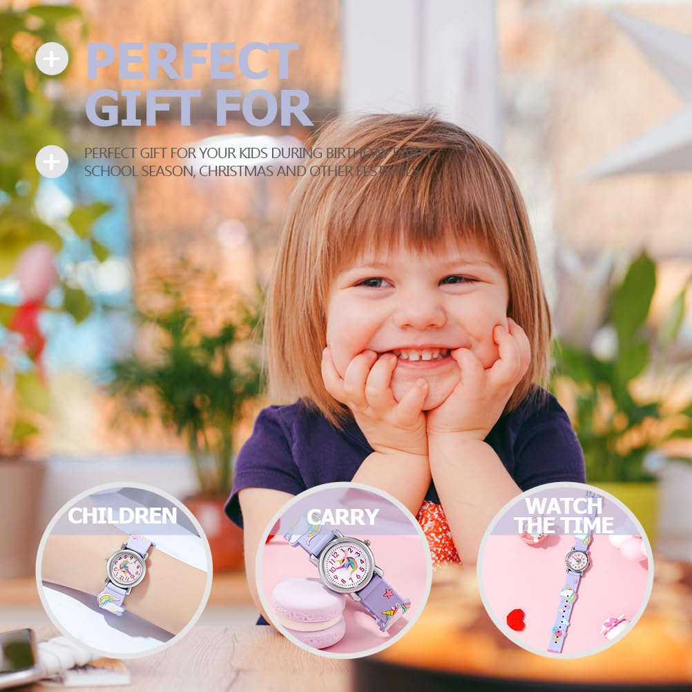 Waterproof 3D Cartoon Watch for Unicorn Junior High School Kids Kids, Girls, Boys, Design, Girls,