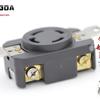XIONGDA 30A 260V-450V American-Style Industrial Power Socket (4-Hole)