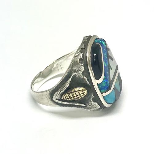 Helldorado Cone Multi-Inlay Ring (Type A)