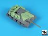 Black Dog 38 истребитель танков Hetzer набор аксессуаров смоляные военные детали HAUT72162 1/72 (для Веспида) (танк)