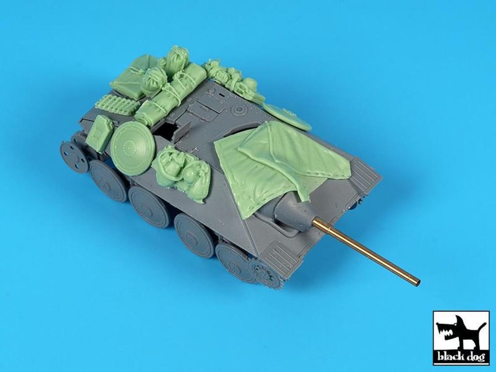 Black Dog 38 истребитель танков Hetzer набор аксессуаров смоляные военные детали HAUT72162 1/72 (для Веспида) (танк)