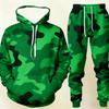 2026 New Camouflage Hoodie Pant Suit 3D Printed Casual Men Women High Quality Tracksuit Outfits Fashion Men's Jogging Set