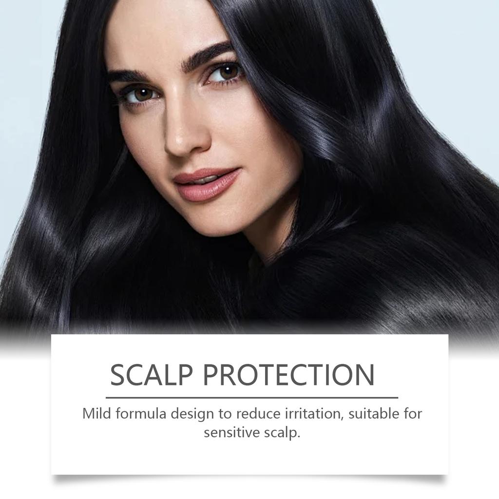 EELHOE White To Black Dyed Shampoo (Natural Brown) Polygonum Multiflorum Essence Moisturizing Cleaning And Repairing