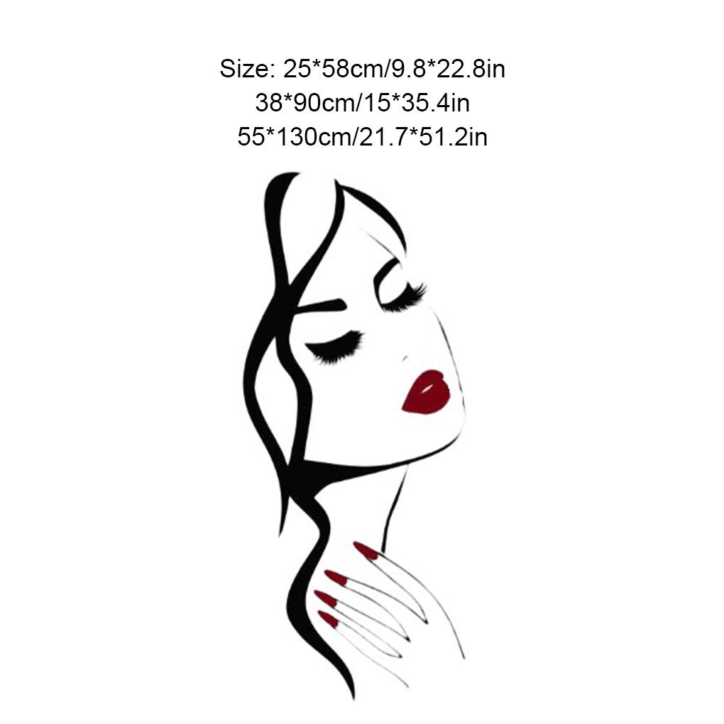 Ins Наклейки на стену Брови Модные красивые обои Модные широкое применение Домашний декор Гостиная Бытовая декоративная