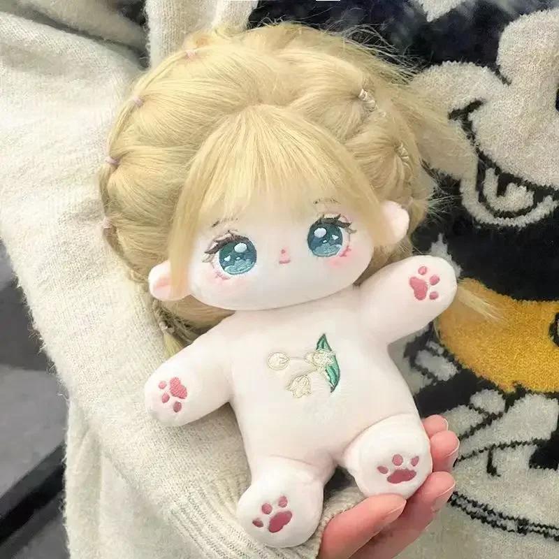 20cm Idol Doll Plush Girl Cotton Star Dolls Kawaii Stuffed Baby Plushies Dolls Toys Fans Collection Children Halloween Gift