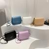 2025 Summer New Fashion Shoulder Messenger Bag Commuter Small Square Bag Small Fresh Trend Candy Color Small Square Bag