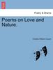 Книга Poems On Love and Nature.