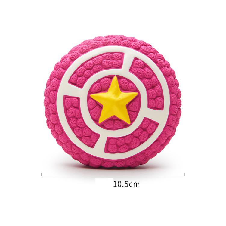 9-14cm 5PCS TPR Multi Styles Durable Interactive Eco Friendly Rubber Ball Organic Dog Chew Cooling Toys