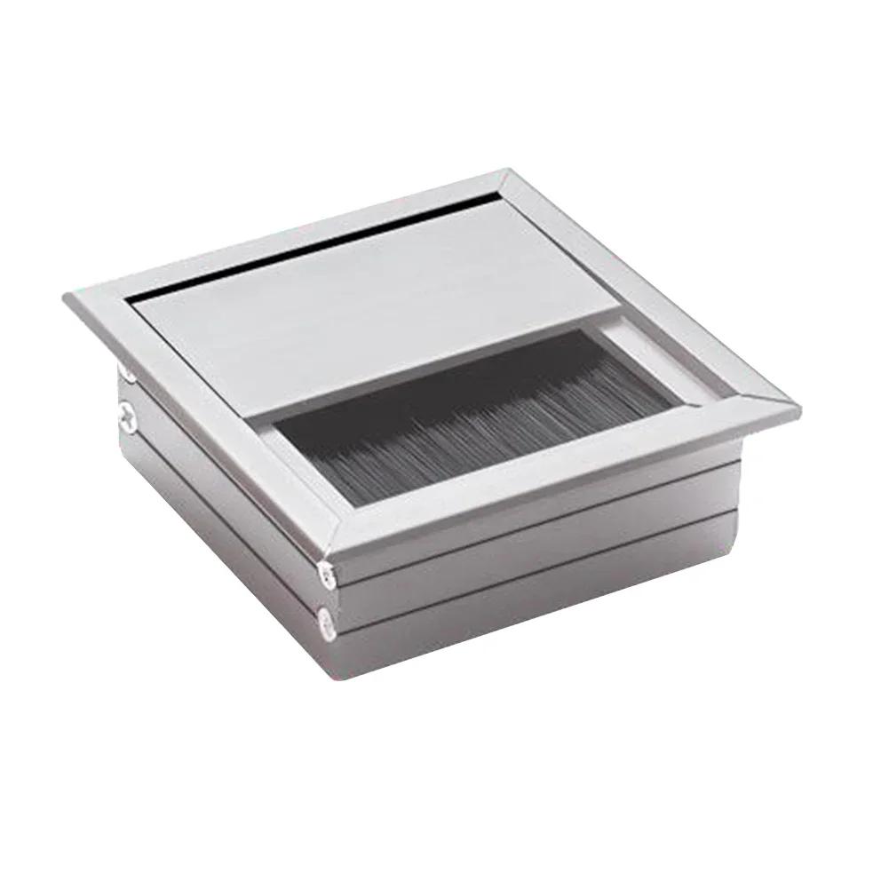 Втулка для шнура на столе, крышка отверстия для провода, порт вывода кабеля, крышка коробки для заправки кабеля, органайзер для кабеля на офисном столе 80x80 мм