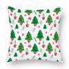 Трансграничная Amazon акварель Рождественская наволочка Подушка Автомобильная подушка для гостиной Производитель может быть настроен