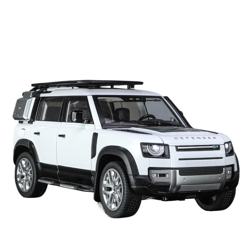 1/18 Range Rover Defender Внедорожник Сплав Модель Автомобиля Литьевой Металл Игрушка Внедорожные Транспортные Средства Модель Автомобиля Звук и Свет Симуляция Подарок