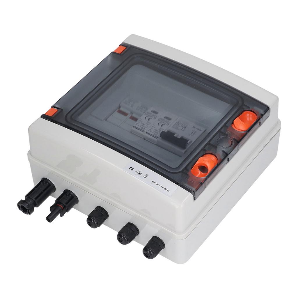 Соединительная коробка для солнечных фотоэлектрических систем 2 стринги 15А предохранитель защита от молнии IP65 соединительная коробка предварительно смонтированный кабель M C