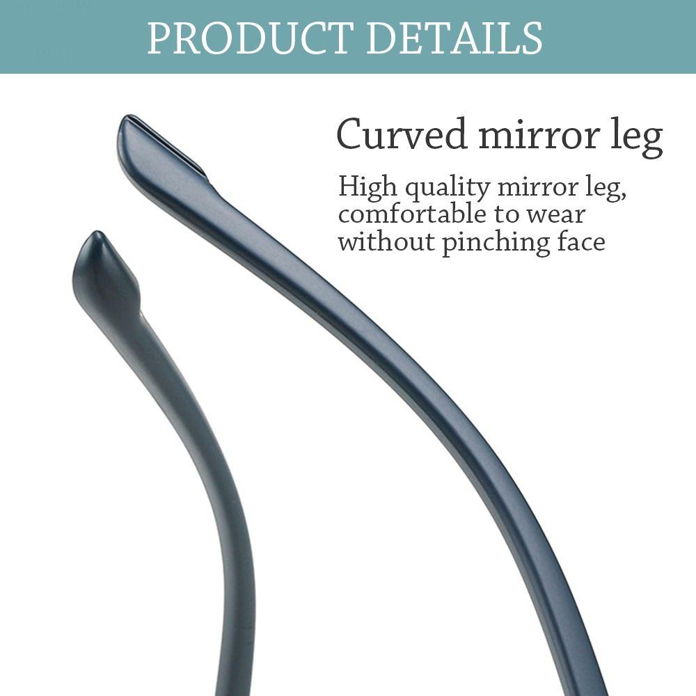 New Fashion Metal Square Ultra Light Eyeglasses Myopia Glasses Vision Care Blue Light Blocking