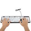 Черный Низкий , Проводная Клавиатура для Пожилых с   oem вентилятор USB ремкомплект вентиляция Белый Крупные КлавишиЧерный