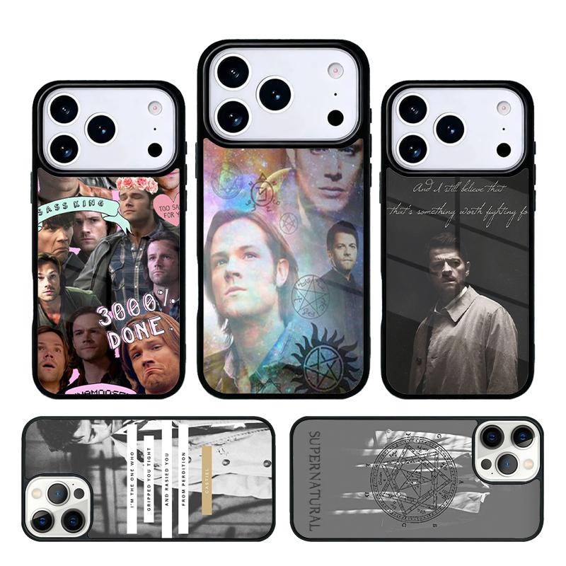 Supernatural Dean Sam Castiel Phone Case For iPhone 17 AIR 16 Pro Max 15 14 Pro 11 12 13 Shockproof Silicone Cover