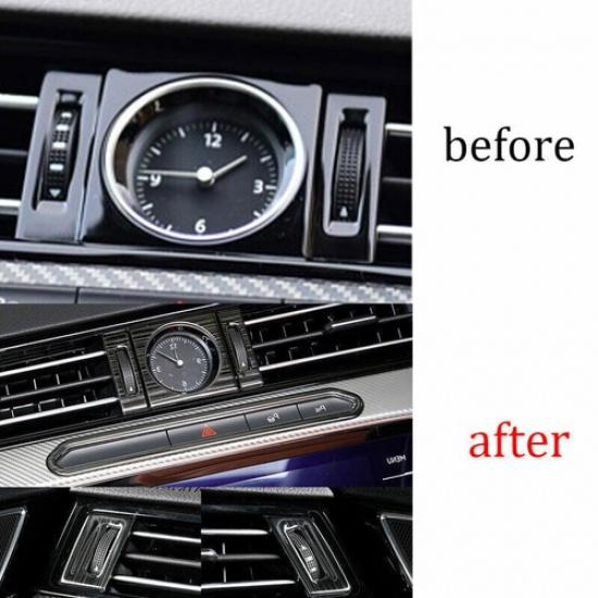 Car Mergency Light Switch Control Trim For VW Arteon CC 2019-2022 Black Titanium