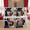 TV Alice-in-Borderland Pillow Covers Cartoon Sofa Decorative Home Double-sided Printing Short Plush Cute Cushion Cover