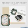 Мягкий силиконовый бампер для Apple Watch Ultra 11 10 9 8 7 6 SE 5, противоударный матовый чехол, защищающий от падений, для iwatch 49 мм 41 мм 42 мм 46 мм 40 мм 44 мм 45 мм