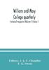 Книга William And Mary College Quarterly Historical Magazine Volume Ii Series Ii by E. G. Swem - Paperback