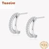 Tancise 925 Sterling Silver Zircon Earrings Drop Earrings For Women Wedding Party Gifts
