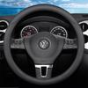 Чехол на руль автомобиля для Volkswagen VW Golf 6 Mk6 VW Polo Sagitar Bora Santana Jetta MK5 Автомобильные аксессуары для интерьера