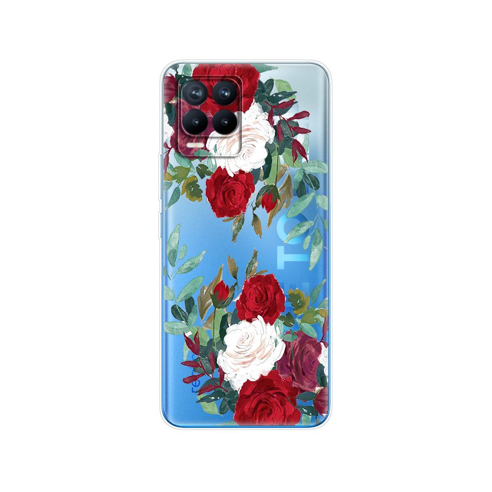 Чехол для Realme 8, 6,4 дюйма, мягкий силиконовый чехол из ТПУ для Realme 8 Pro OPPO Realme8 4G RMX3085, чехол для телефона, чехол, чехол-бампер, сумка