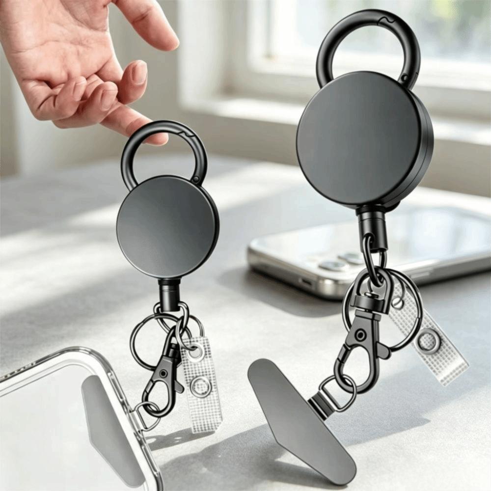 Anti-Theft Phone Holder Lanyard Retractable Anti-Drop Harness Retractable Keychain Climbing