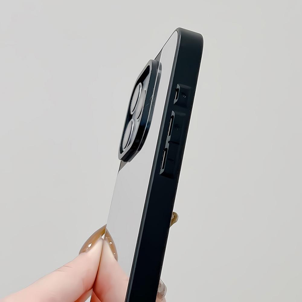 Зеркальный чехол для телефона для iPhone 15 11 13 14 для 15 16 Pro Max 12 13 16 Pro Чехол для телефона в милом стиле с облаками, цветами и животными