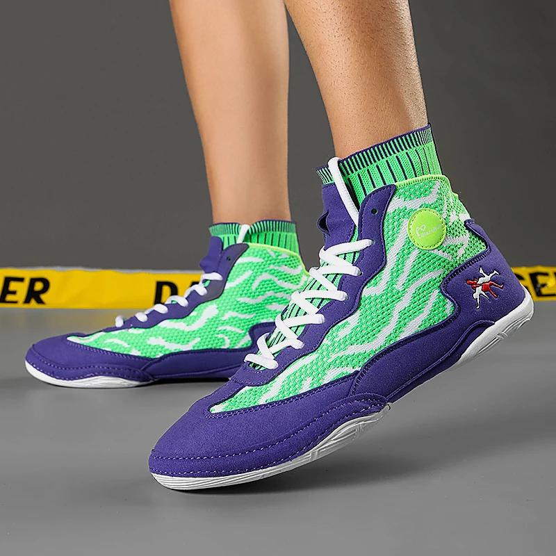 Борцовские ботинки мужские оригинальные боксерские туфли оригинальные фитнес-кроссовки высшего качества для активного отдыха классические кроссовки боевые повседневные борцовские туфли