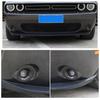 2x Carbon Fiber Front Fog Light Covers Lamp Trim for Dodge Challenger 2015-