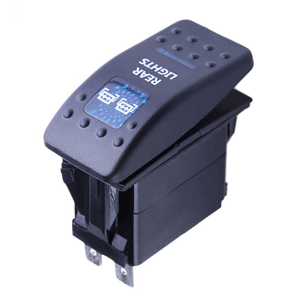 Arb 20a 12v Bar Waterproof 5p Push Rocker Toggle Switch Blue Led Light Car Sales