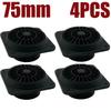 1/2/4/6X 75mm/3" Warm Diesel Heater Conditioner Ducting Duct Air Vent Outlet with Fan Black For Webasto Car Truck Camper VAN