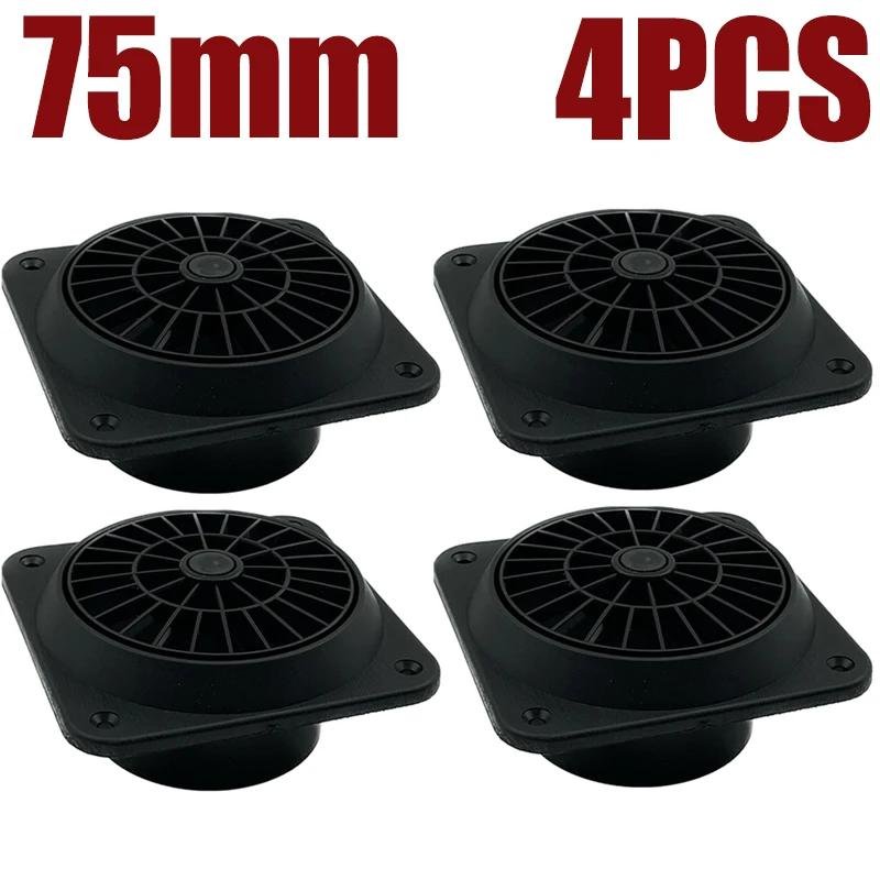 1/2/4/6X 75mm/3" Warm Diesel Heater Conditioner Ducting Duct Air Vent Outlet with Fan Black For Webasto Car Truck Camper VAN