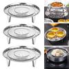 Durable Tray Stand Stainless Steel Steamer Rack Pot Steaming Steamer Shelf Cookware