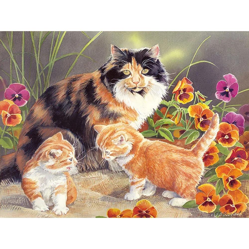 Diamond Painting Full Drill Owl Round Diamond Painting Handmade Mushroom Beautiful Fox Diy Diamond Mosaic Painting Home Decoration