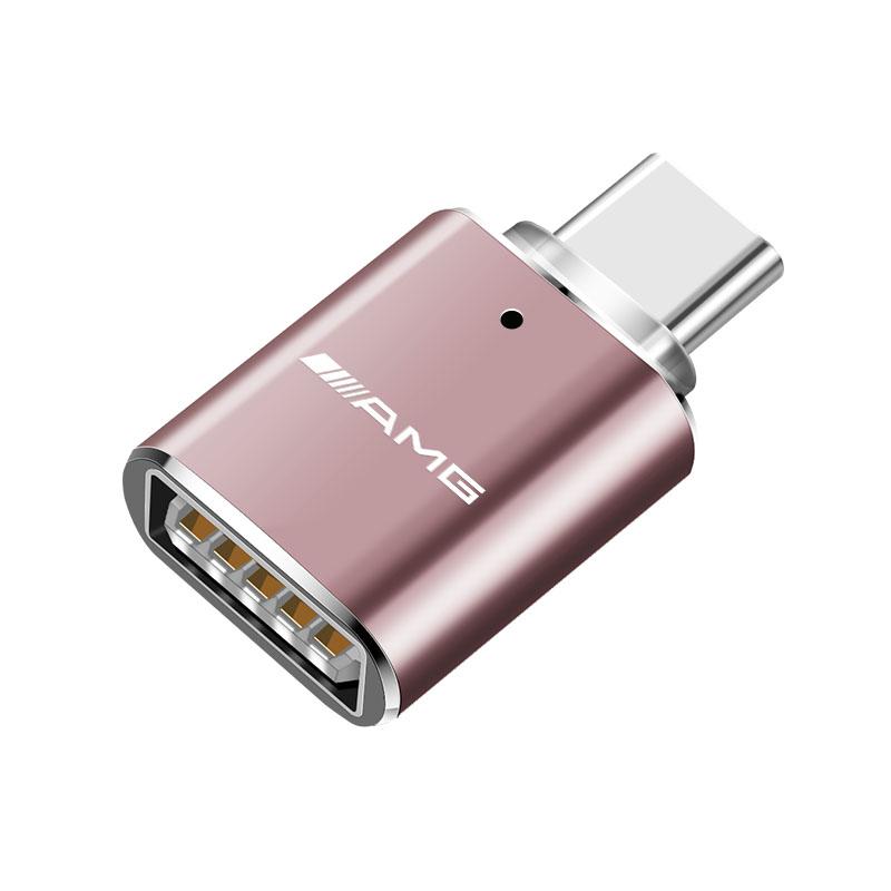 For Mercedes Benz AMG A B C E G CLA W211 W203 W204 C260 E300L A200L Type-C To USB Adapter Car Fast Charging Cable Converters