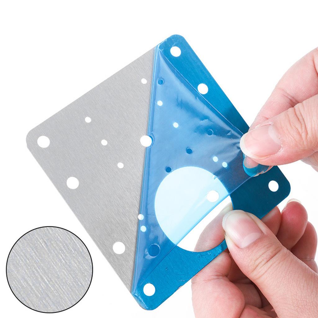 1/4 шт. Пластина для ремонта петель дверцы шкафа из нержавеющей стали для усиления мебели, монтаж для фиксации повреждений с обеих сторон