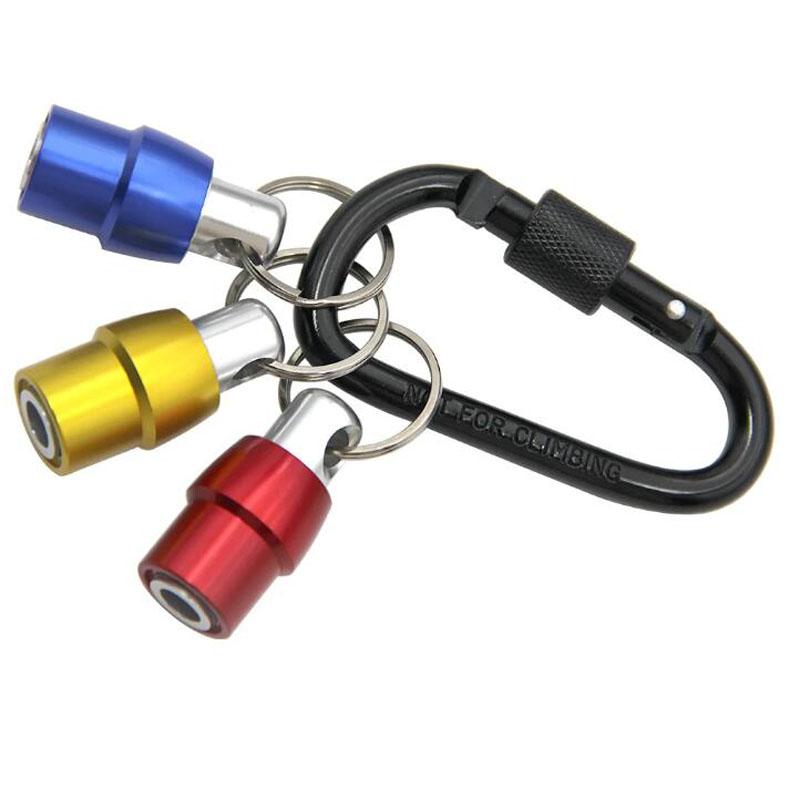 Брелок для ключей с быстросъемным стержнем 1/4 шестигранный быстросъемный алюминиевый сплав альпинистская пряжка отвертка головка инструмент