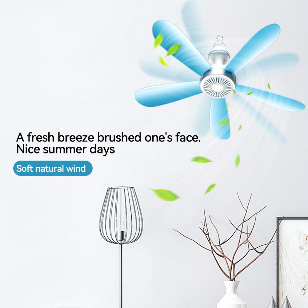 5/6 створок 220 В подключаемый потолочный вентилятор для навеса бесшумный подвесной вентилятор для кемпинговой кровати вентилятор для палатки общежития